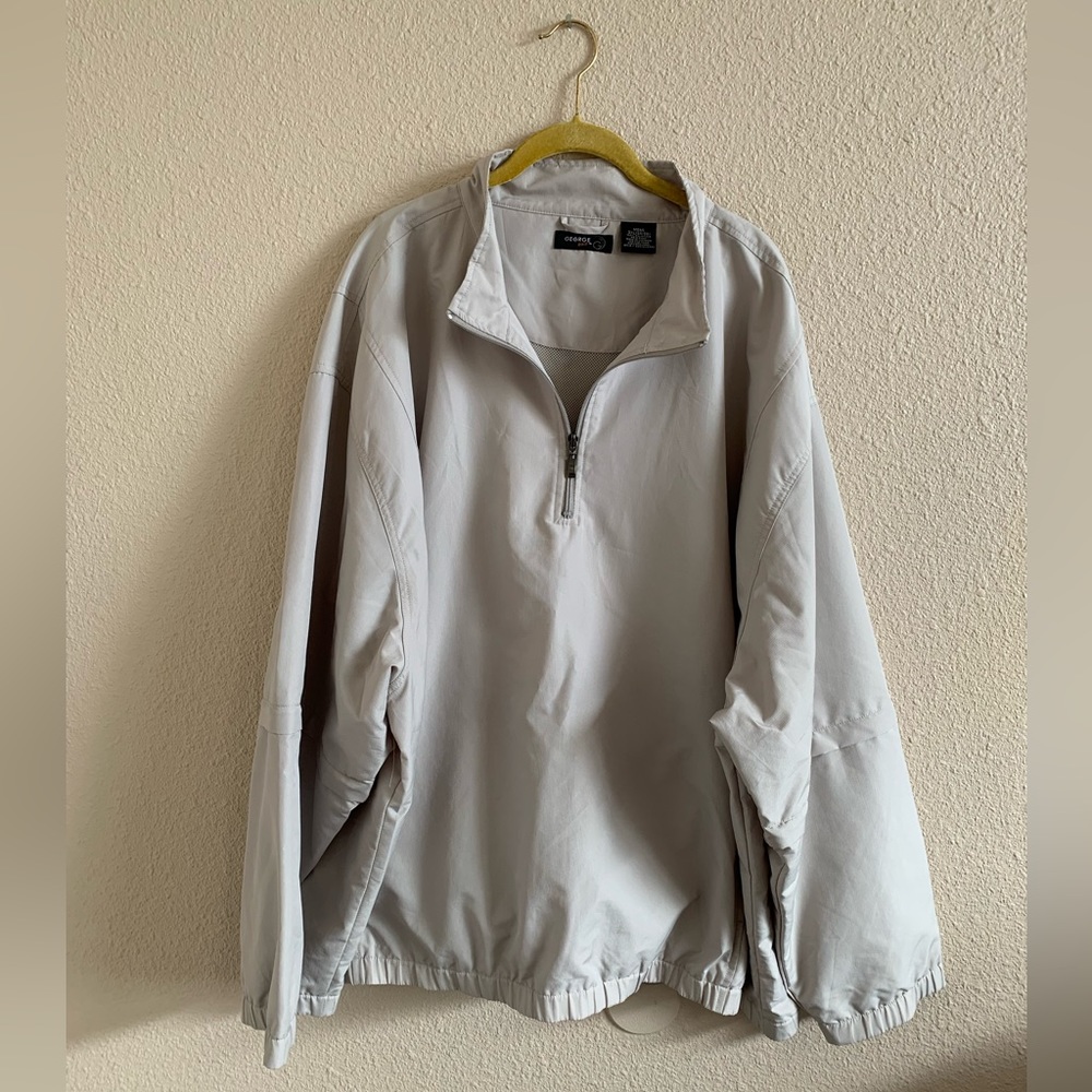 George Men's Tan and Cream Jacket🌴
